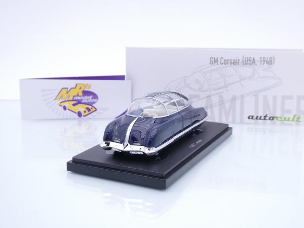Autocult 04043-2 # GM Corsair Streamliner Baujahr 1948 " dunkelblau " 1:43