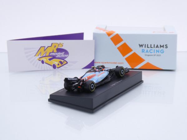 Sparky Y350 # Williams GULF FW45 F1 #2 Singapore GP 2023 " Logan Sargeant " 1:64