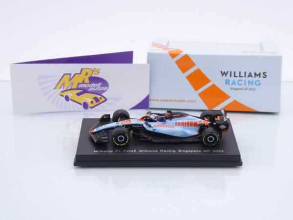 Sparky Y351 # Williams GULF FW45 F1 Nr.23 Singapore GP 2023 " Alex Albon " 1:64