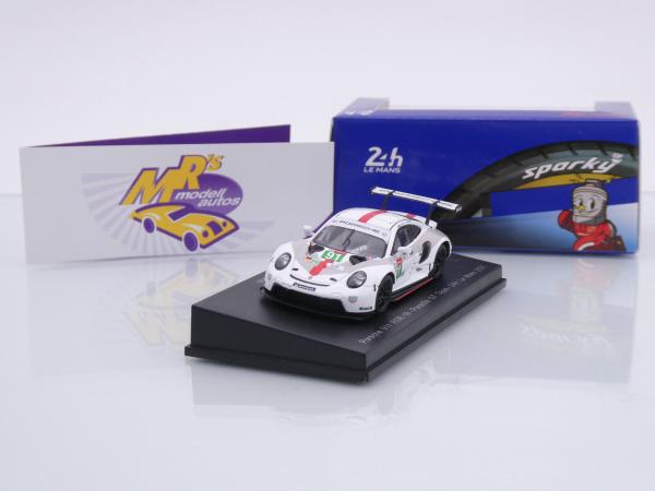 Sparky Y271 # Porsche 911 RSR-19 Nr.91 4th 24h Le Mans 2021 " Porsche GT - Manthey Racing " 1:64