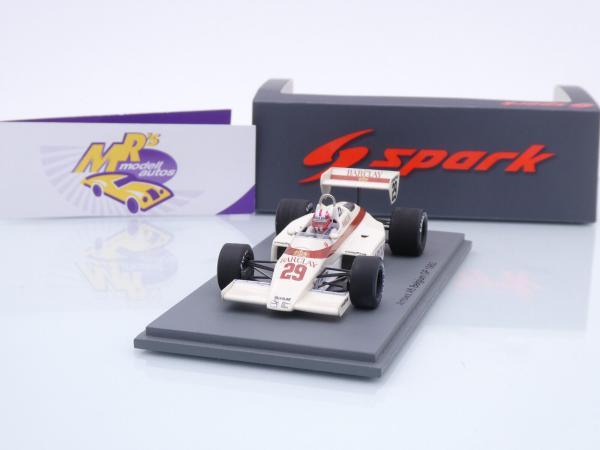 1/43 Spark スパーク  F-1 アローズA6  Arrows A6 ドイツGP 1983 1:43 SPARK Arrows F1 A6 #29 Germany Gp 1983 M.Surer White
