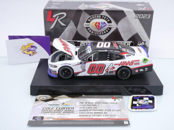 Lionel Racing W002324HCNCAH # Ford Mustang NASCAR 2023 " Cole Custer - Haas CNC Automation Phoenix Championship Race Winner " 1:24