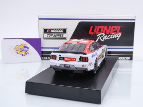 Lionel Racing C212423MOTHB # Ford Mustang Dark Horse NASCAR 2024 " Harrison Burton - Motorcraft " Chrom Startnummer " " 1:24