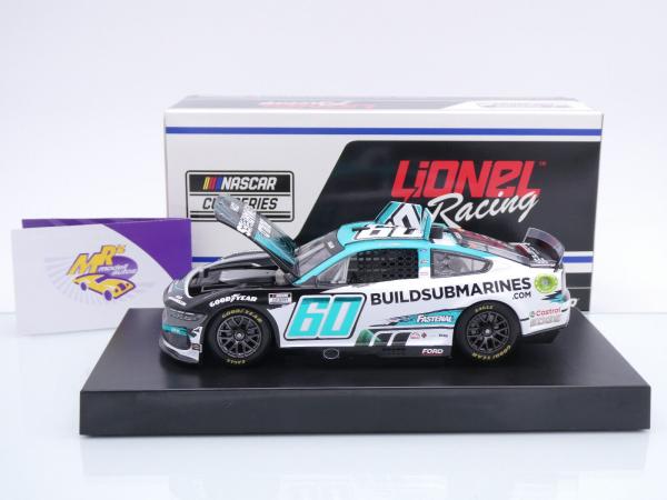 Lionel Racing C602423BSUDR # Ford Mustang Dark Horse NASCAR 2024 " David Ragan - BuildSubmarines.com " Chrom Startnummer " " 1:24