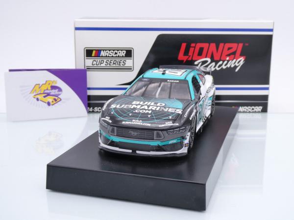 Lionel Racing C602423BSUDR # Ford Mustang Dark Horse NASCAR 2024 " David Ragan - BuildSubmarines.com " Chrom Startnummer " " 1:24