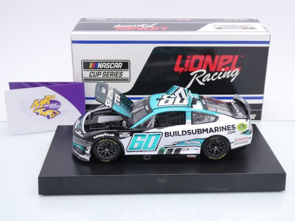 Lionel Racing C602423BSUDR # Ford Mustang Dark Horse NASCAR 2024 " David Ragan - BuildSubmarines.com " Chrom Startnummer " " 1:24
