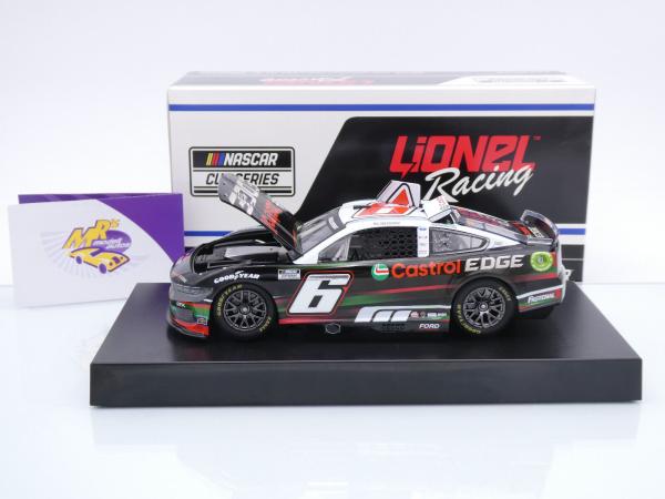 Lionel Racing CX62423CASBW # Ford Mustang Dark Horse NASCAR 2024 " Brad Keselowski - Castrol Edge " Chrom Startnummer " " 1:24