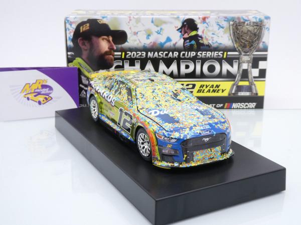 Lionel Racing C122323MENRBRVCL # Ford Mustang NASCAR 2023 " Ryan Blaney - Menards / Dutch Boy Phoenix Championship Race Version " 1:24 Color Chrome Edition