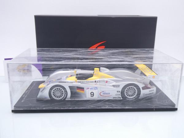Spark 1/18 Audi R8 2ème Aux 24h Du Mans 2000 - Miniature Résine Neuve