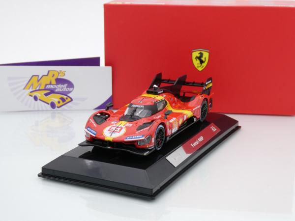 Bburago 18-36312 # Ferrari 499P Hyper Nr.51 Sieger 24h Le Mans 2023 " AF Corse " 1:43