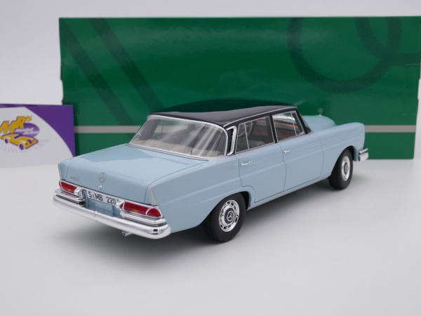 Cult CML151-3 # Mercedes Benz 220SE W111 Limousine Baujahr 1959 " hellblau-dunkelblau " 1:18
