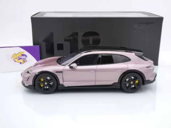GT Spirit GT440 # Porsche Taycan Turbo S Cross Turbo Baujahr 2022 " pinkmetallic " 1:18