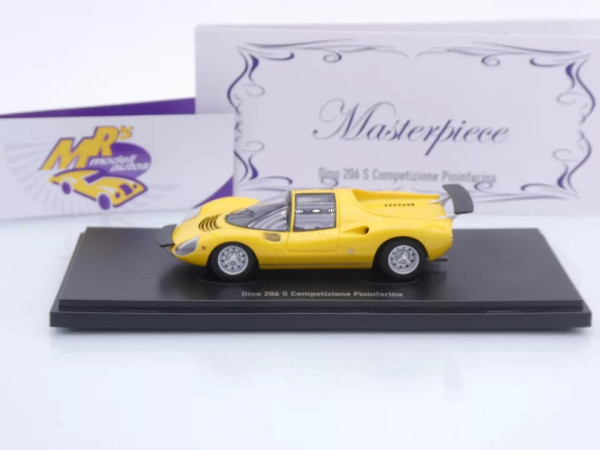 Autocult 90267 # Ferrari Dino 206 S Pininfarina Baujahr 1967 " ferrarigelb " 1:43