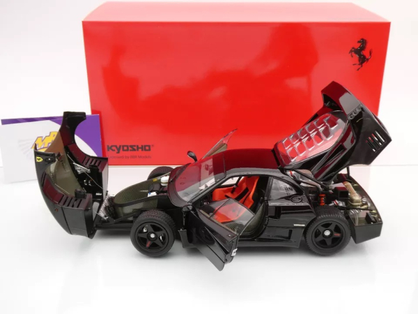 Mrs Modellautos - Kyosho 08416BK # Ferrari F40 Supersportwagen
