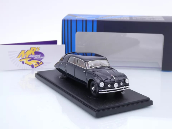 Autocult Avenue 60118 # Tatra T77A Prototyp Baujahr 1936 " schwarz-blau " 1:43