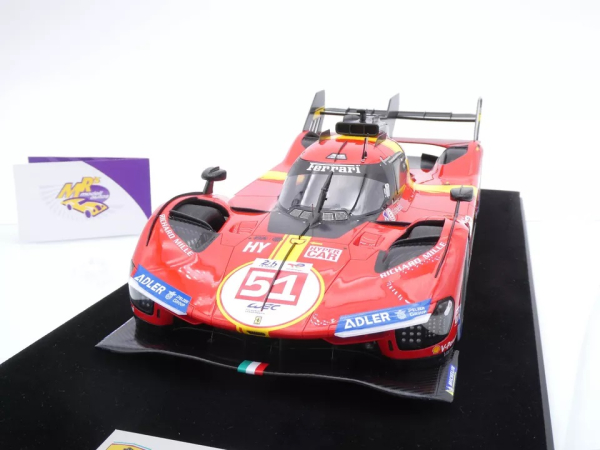 Look Smart LS1210 # Ferrari 499P LMH Hypercar Nr.51 Sieger 24h Le Mans 2023 " AF Corse " 1:12