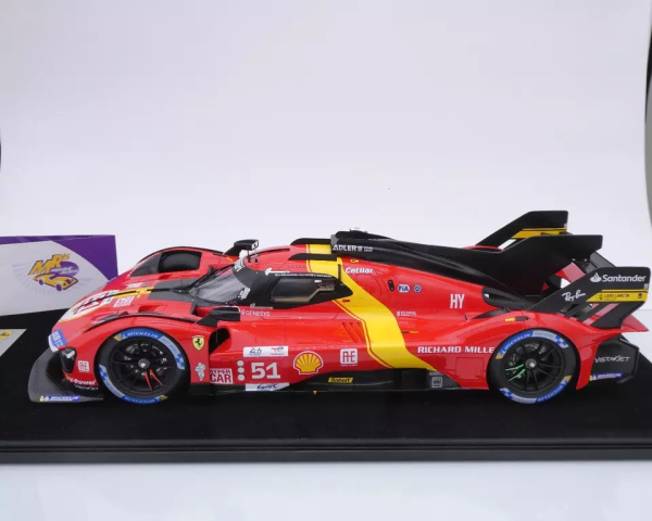 Look Smart LS1210 # Ferrari 499P LMH Hypercar Nr.51 Sieger 24h Le Mans 2023 " AF Corse " 1:12