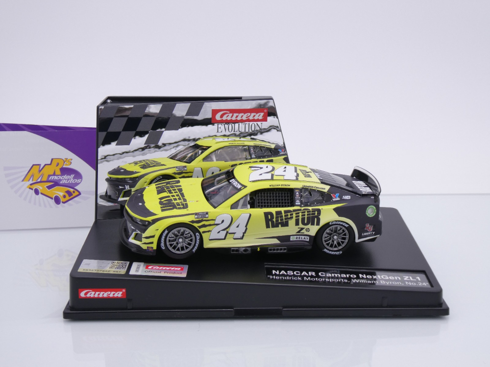 Carrera Evolution 27767 # Chevyrolet NASCAR 2024 " William Byron - Raptor " 1:32