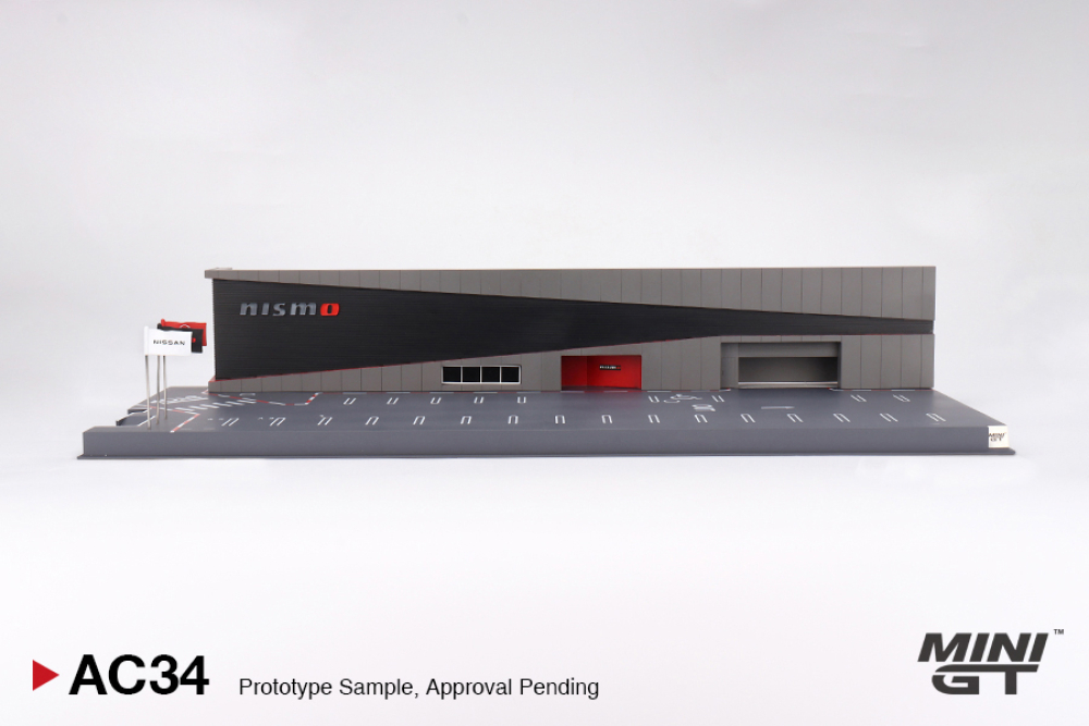 TSM MINI GT MGTAC34 # Diorama " Nissan NISMO Motorsport Operation Center " 1:64