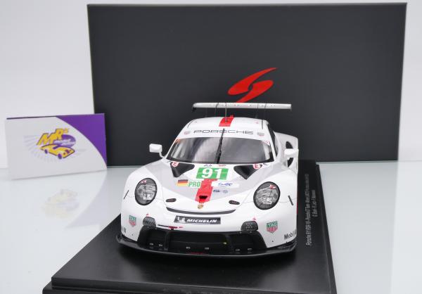 Mrs Modellautos - Spark 18S818 # Porsche 911 RSR-19 #91 Win 24h Le