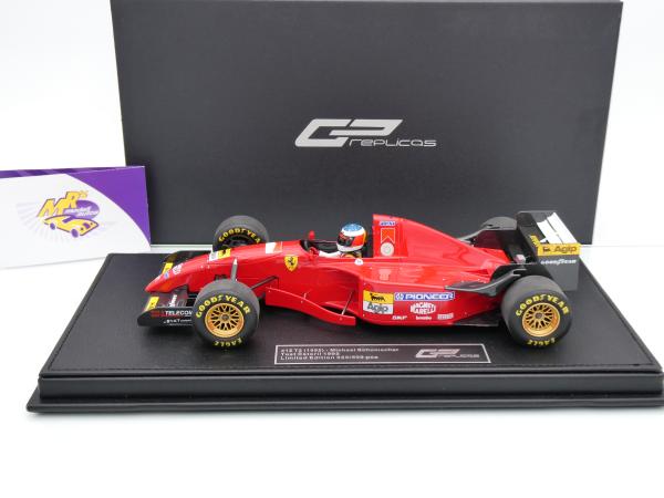 GP Replicas GP048DWD # Ferrari 412 T2 F1 Estoril Test 1995 " Michael Schumacher " 1:18