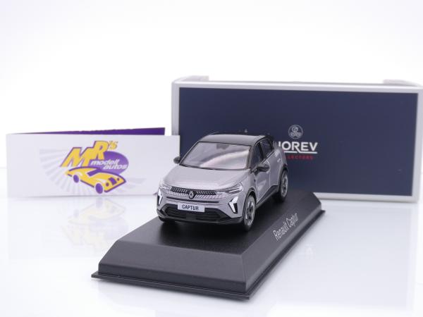 Norev 517767 # Renault Captur Baujahr 2024 " graumetallic-schwarz " 1:43