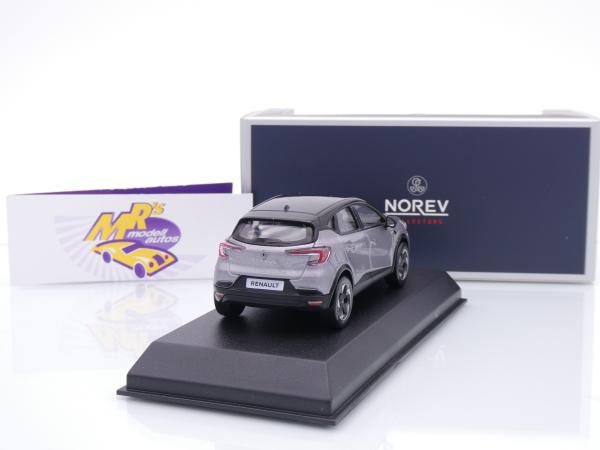 Norev 517767 # Renault Captur Baujahr 2024 " graumetallic-schwarz " 1:43