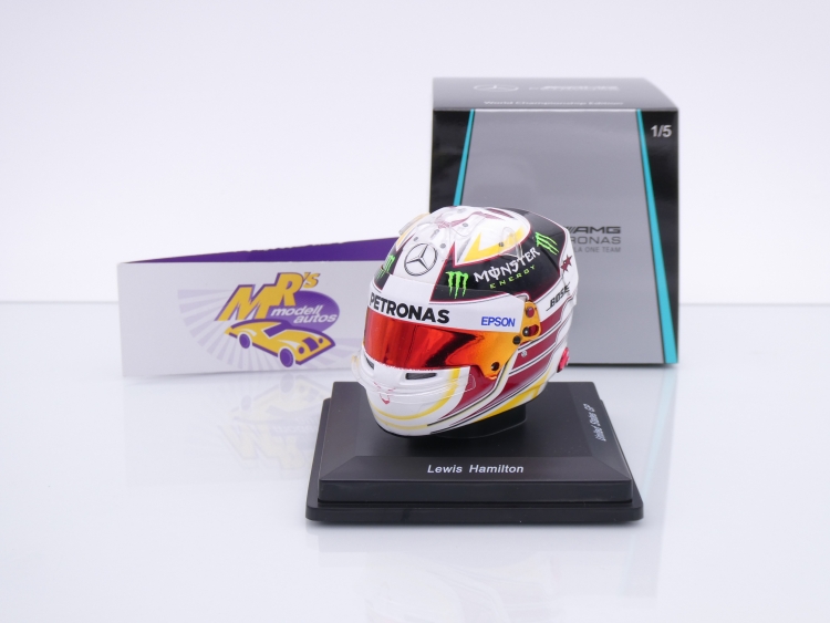 Spark 5HF170 # Helm Formel 1 Team Mercedes-AMG " Lewis Hamilton #44 - USA GP 2015 " 1:5