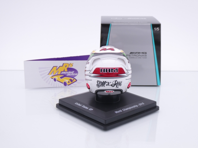 Spark 5HF170 # Helm Formel 1 Team Mercedes-AMG " Lewis Hamilton #44 - USA GP 2015 " 1:5