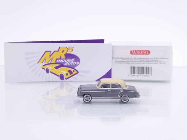 Wiking 0140 02 # Mercedes-Benz 220 Baujahr 1954-56 " grau-beige " 1:87