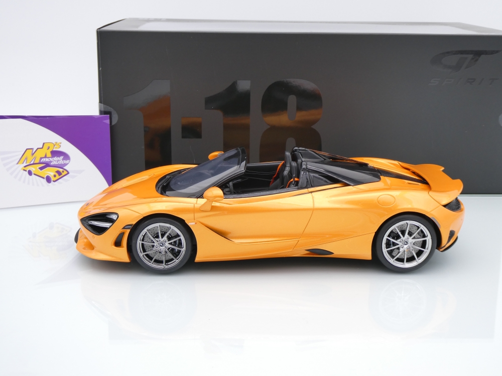 GT Spirit GT488 # McLaren 750S Spider Baujahr 2024 " Orangemetallic " 1:18