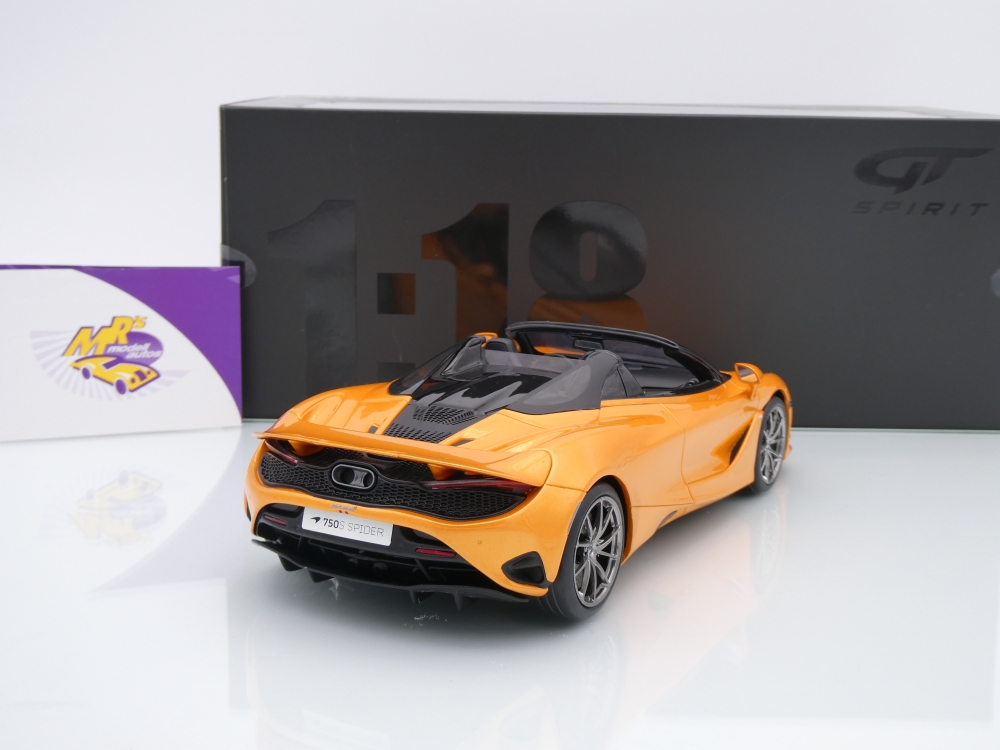 GT Spirit GT488 # McLaren 750S Spider Baujahr 2024 " Orangemetallic " 1:18