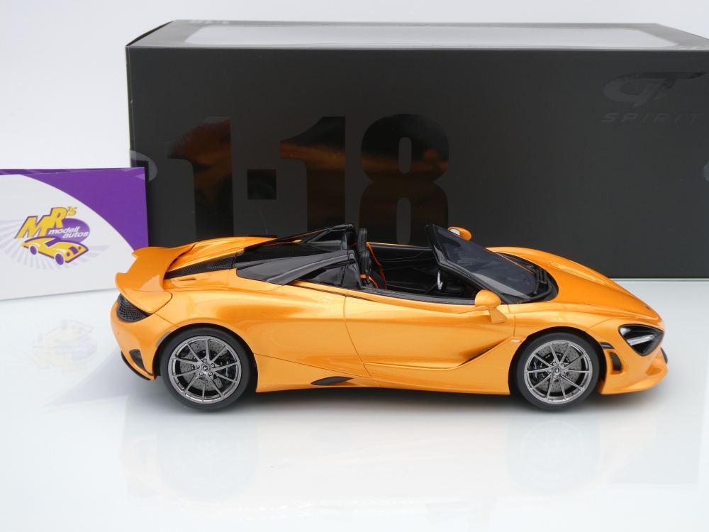 GT Spirit GT488 # McLaren 750S Spider Baujahr 2024 " Orangemetallic " 1:18