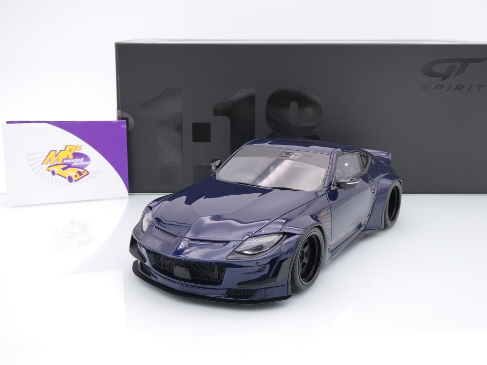 GT Spirit GT494 # Nissan 400Z By Pandem Baujahr 2023 " Midnight Blue " 1:18