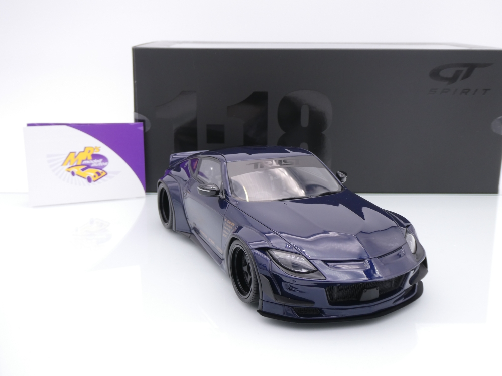 GT Spirit GT494 # Nissan 400Z By Pandem Baujahr 2023 " Midnight Blue " 1:18