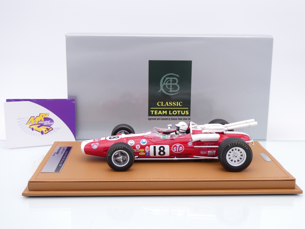 Tecnomodel TMD18-319D # Lotus 38 #18 DNF Indianapolis 500 1966 " Al Unser " 1:18