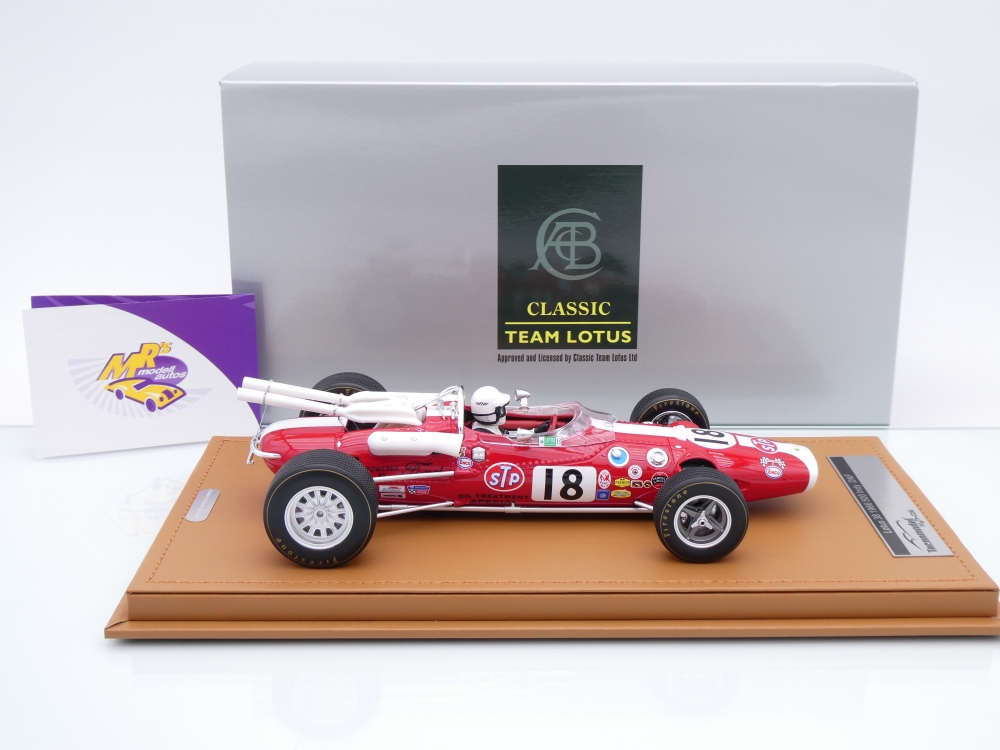 Tecnomodel TMD18-319D # Lotus 38 #18 DNF Indianapolis 500 1966 " Al Unser " 1:18