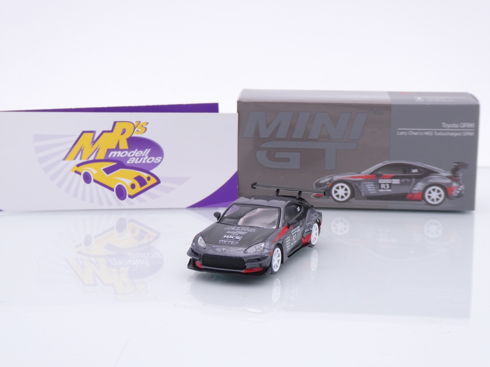 TSM MINI GT MGT00820-L # Toyota GR86 Turbocharged LHD " Larry Chen HKS " 1:64