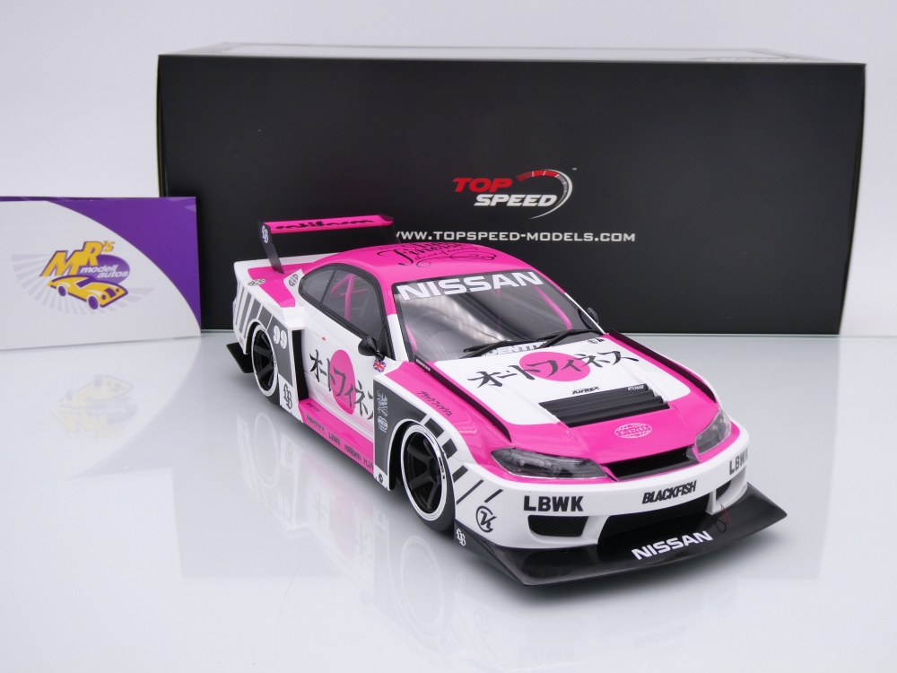 Mrs Modellautos - Top Speed TS0548 # Nissan Silvia S15 #99 LB