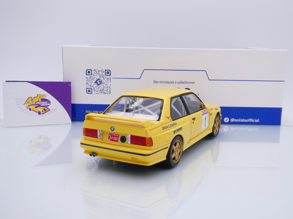 Solido S1801528 # BMW M3 E30 #1 Rallye Principe de Asturias 1991 " Ponce " 1:18