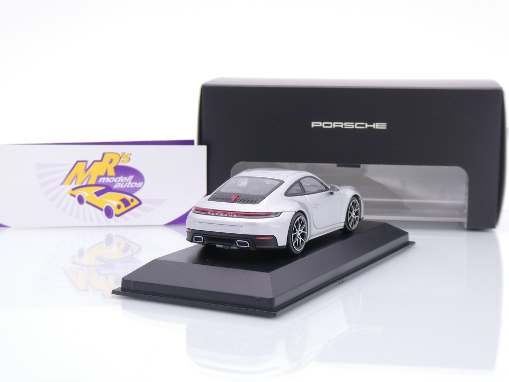 Minichamps WAP0200200SCPE # Porsche 911 992 Carrera Baujahr 2024 " GT-silbermetallic " 1:43