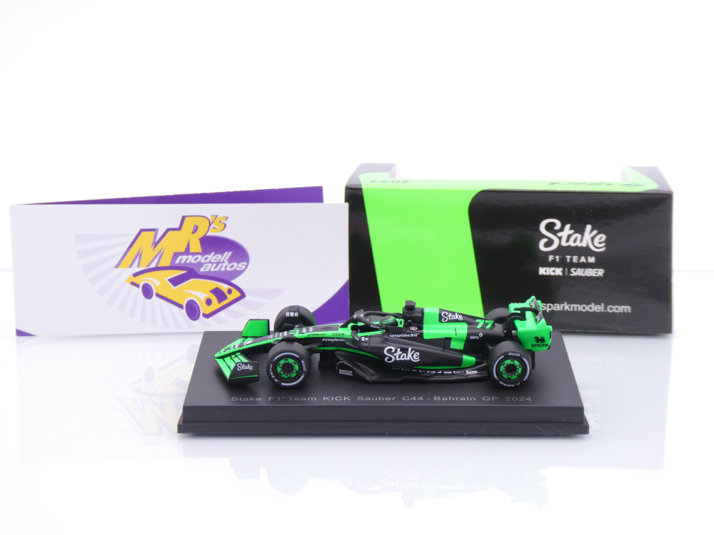 Sparky Y366 # Kick Sauber C44 F1 Nr.77 Bahrain GP 2024 " Valtteri Bottas " 1:64