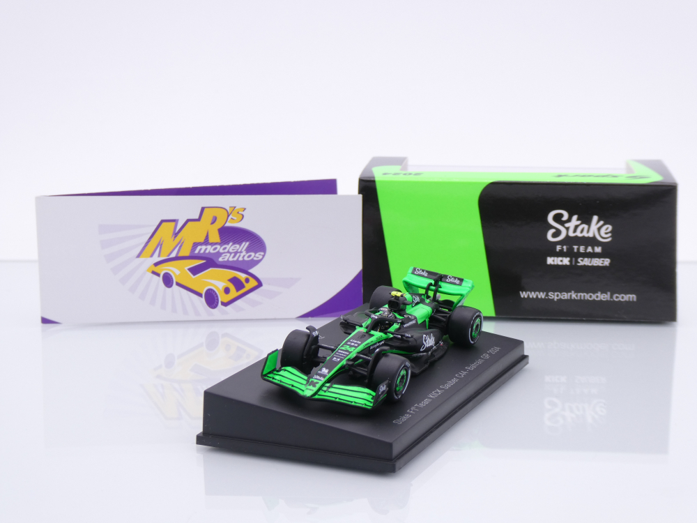 Sparky Y367 # Kick Sauber C44 F1 Nr.24 Bahrain GP 2024 " Guanyu Zhou " 1:64