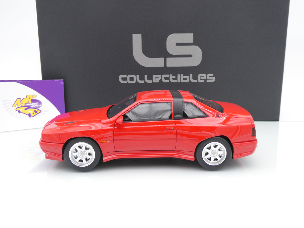 LS Collectibles LS050A # Maserati Shamal Sportcoupe Baujahr 1989 " rot " 1:18