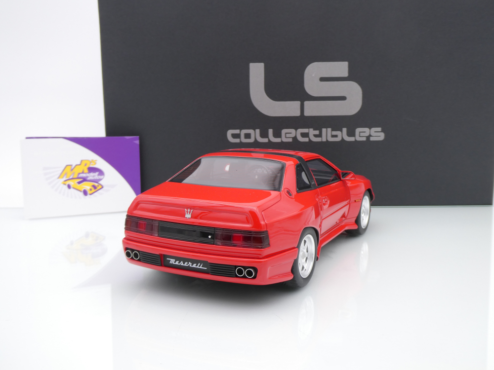 LS Collectibles LS050A # Maserati Shamal Sportcoupe Baujahr 1989 " rot " 1:18