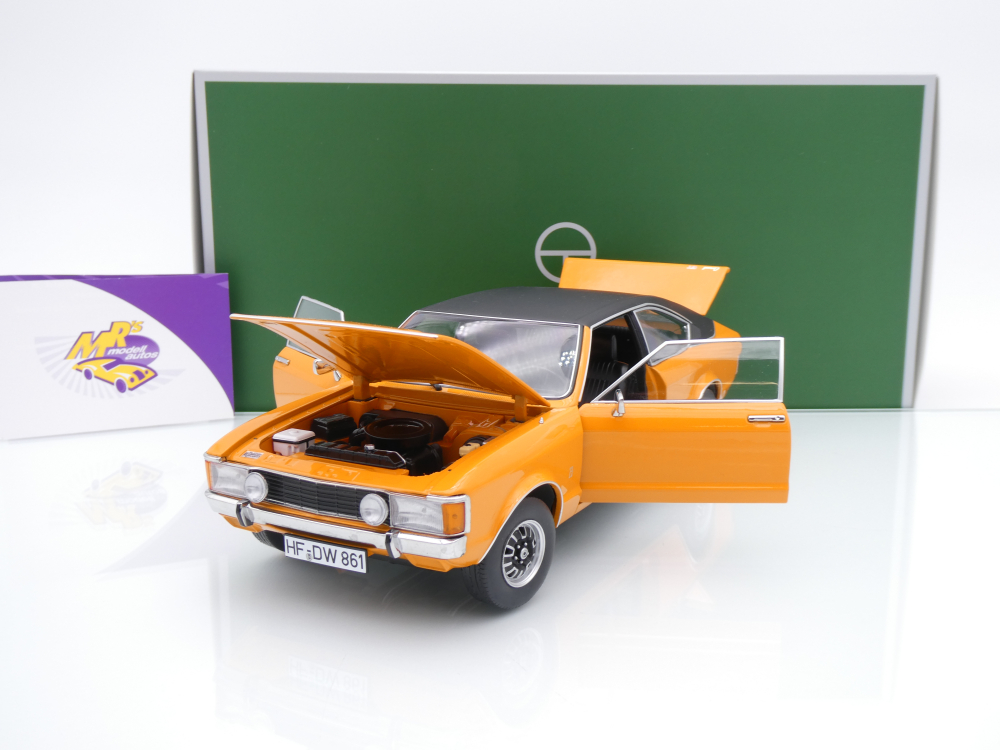 Touring 18080003 # Ford Granada Consul Coupe Baujahr 1975 " orange-schwarz " 1:18