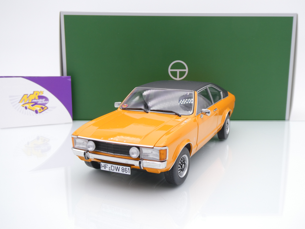 Touring 18080003 # Ford Granada Consul Coupe Baujahr 1975 " orange-schwarz " 1:18
