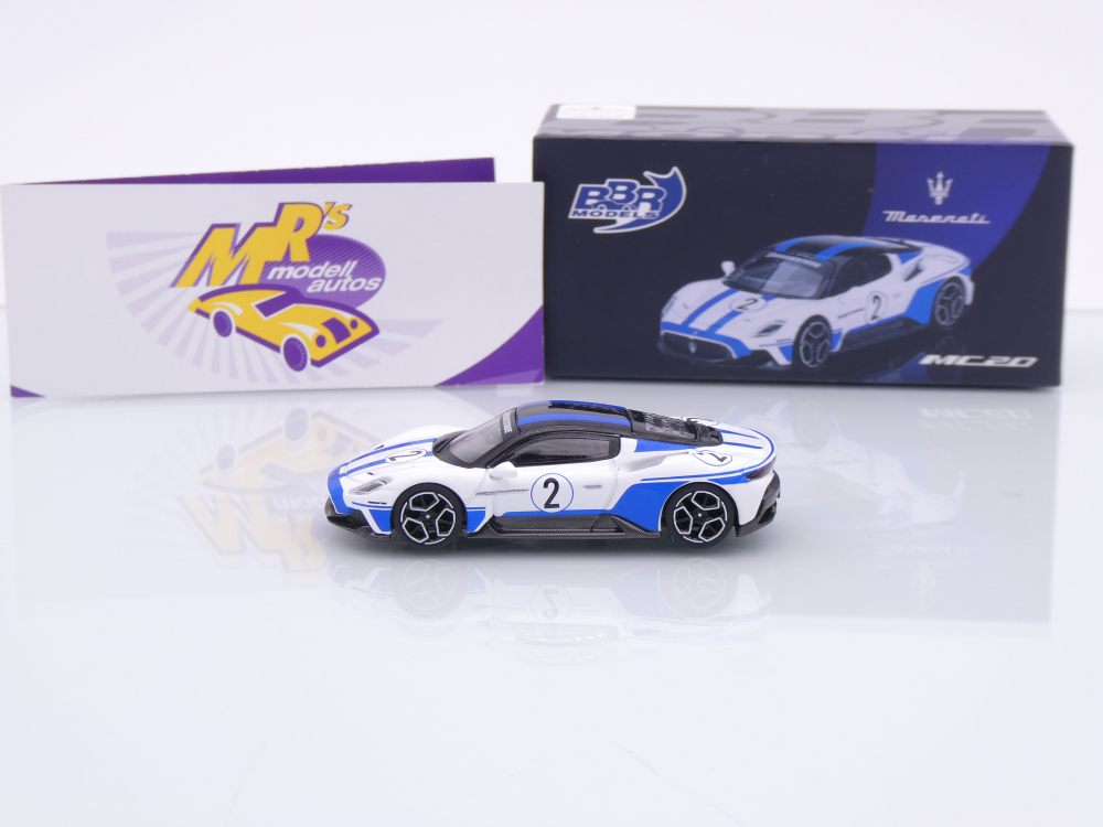 BBR Models BBRDIE6407 # Maserati MC20 #2 2023 " Performance Experience " 1:64