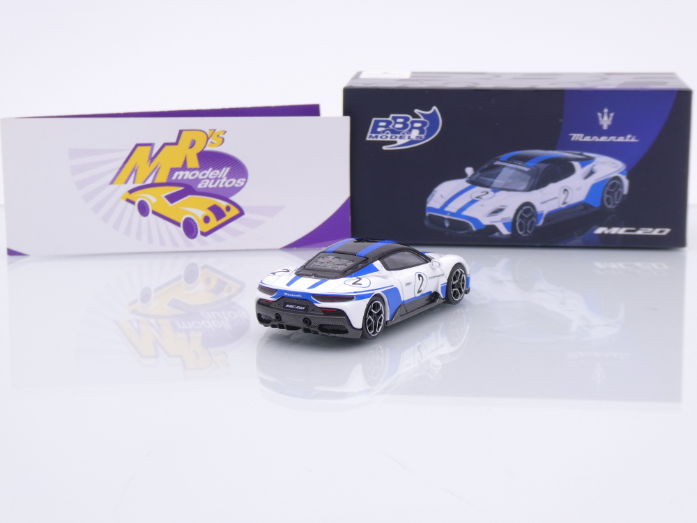 BBR Models BBRDIE6407 # Maserati MC20 #2 2023 " Performance Experience " 1:64