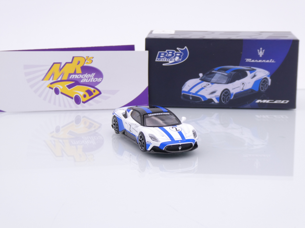 BBR Models BBRDIE6407 # Maserati MC20 #2 2023 " Performance Experience " 1:64